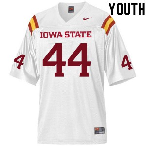 Youth Iowa State Cyclones Bobby McMillen III #44 White Stitch Jerseys 965903-847