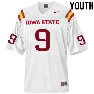 Youth Iowa State Cyclones Will McDonald #9 Embroidery White Jersey 968411-767