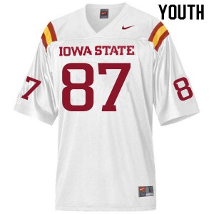 Youth Iowa State Cyclones Ryan Pritchard #87 White Stitch Jerseys 126278-585