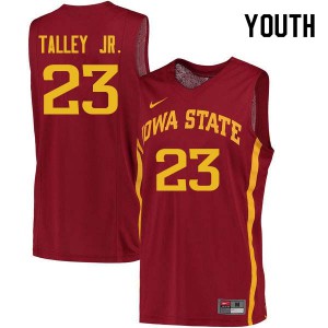 Youth Iowa State Cyclones Zoran Talley Jr. #23 Cardinal College Jersey 703858-404